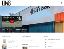 Tablet Screenshot of hkc-korfbal.nl